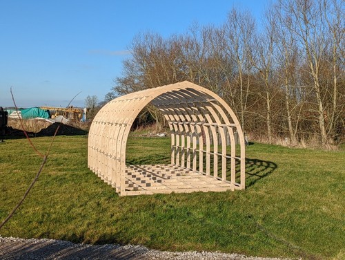 Glamping pod frame - glamping,