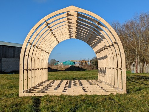 Glamping pod frame - glamping,