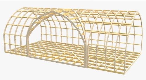 Huge glamping pod frame side - pod,