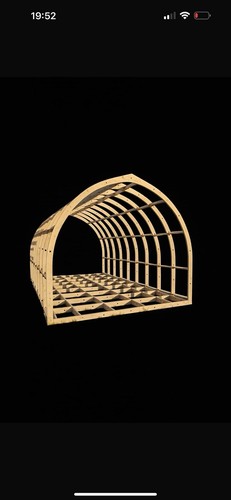 Glamping pod frame kit 2m - pod,